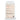 VoyagerLife L-Lysine food supplement white jar with a light label on a white background - back view