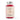 VoyagerLife Biotin Jar with Natural Red Strawberry Flavored Gummies and light label on white background side view